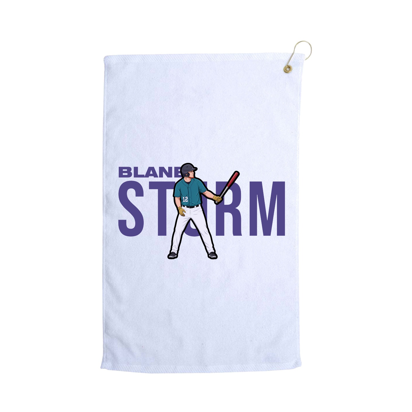 Golf Towel — Player Name in White