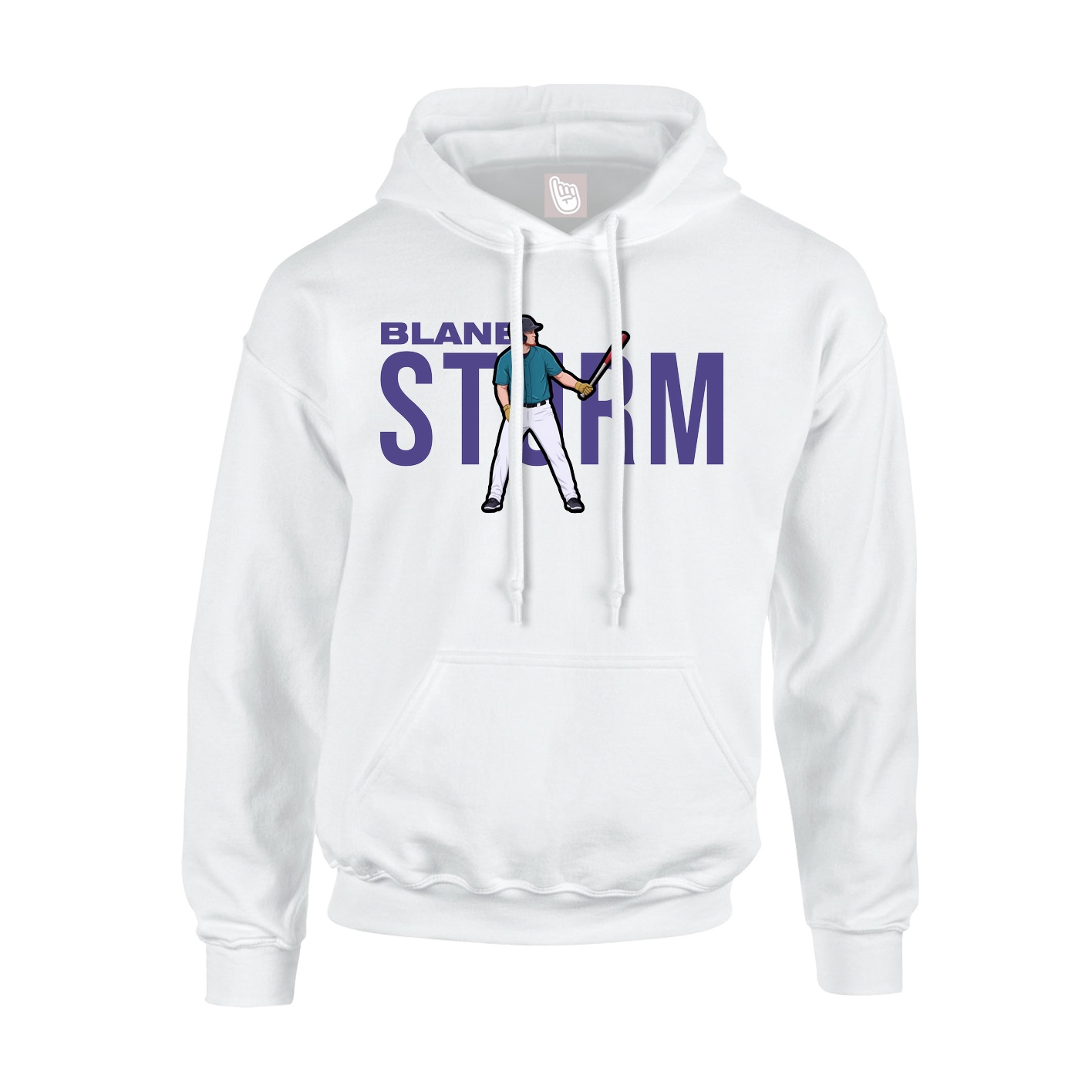 Hoodie — Player Name in White