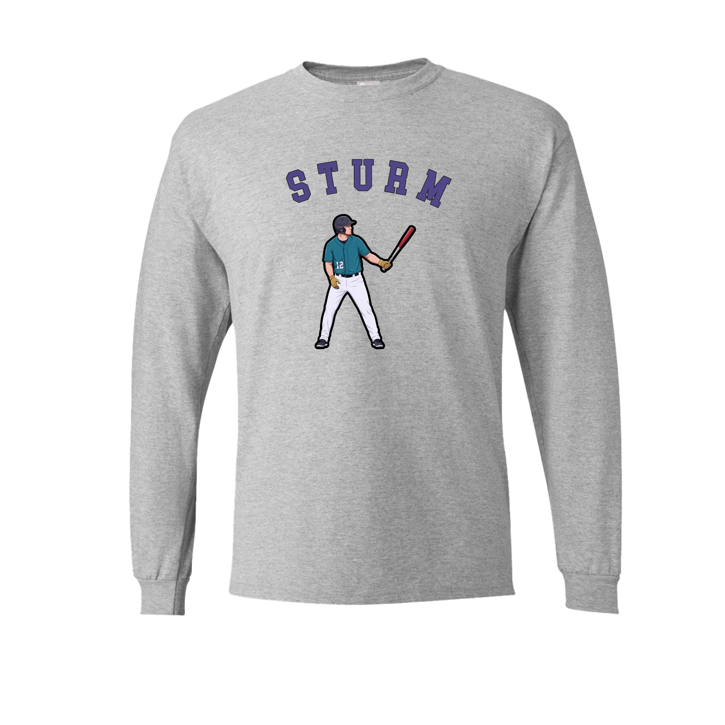 Long Sleeve Tee — Shirsey Arch in Grey
