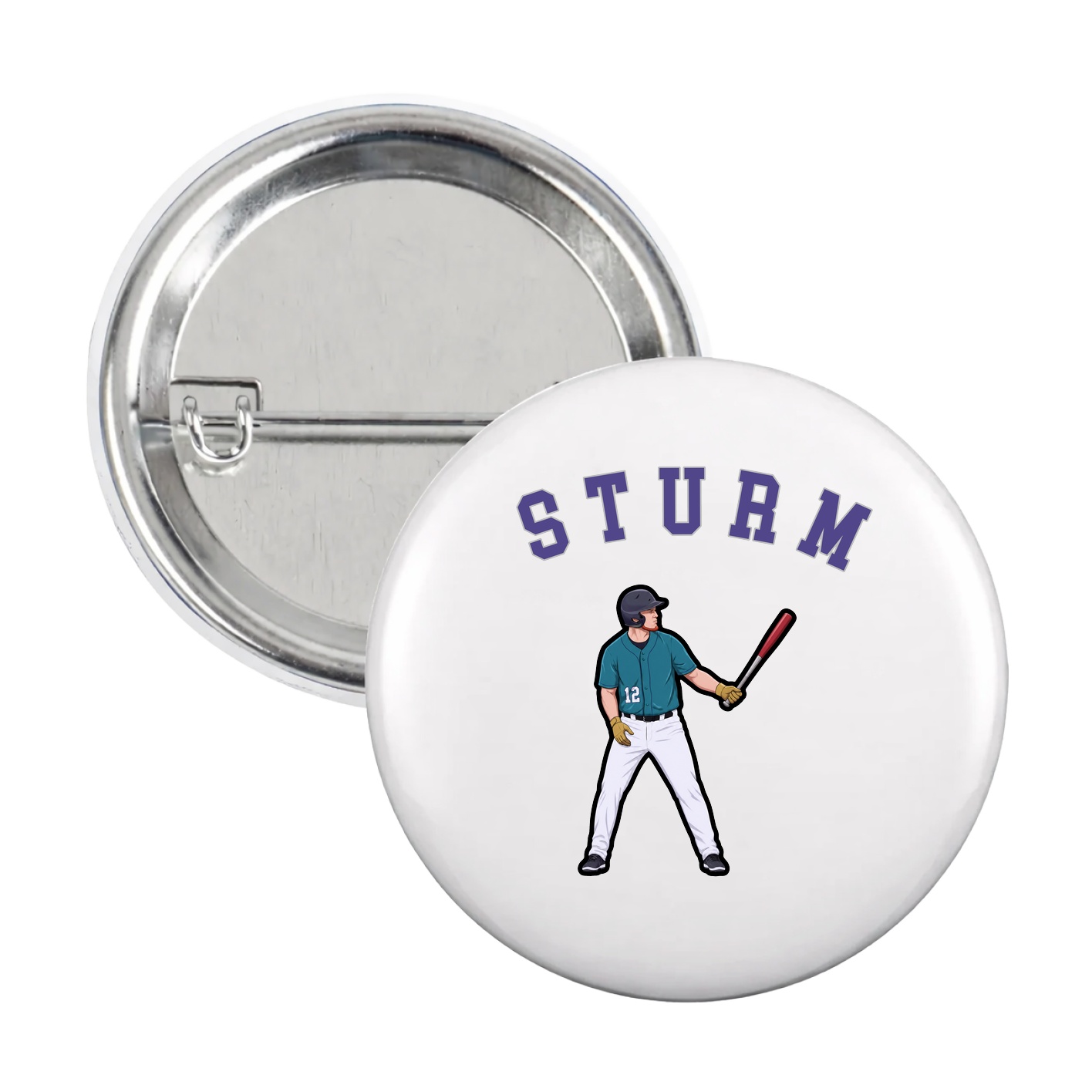 Game Day Button — Shirsey Arch in White