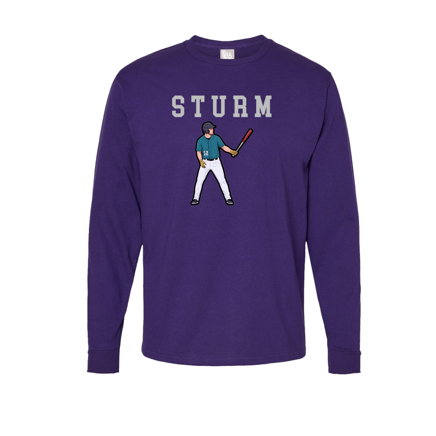 Long Sleeve Tee — Shirsey in Purple