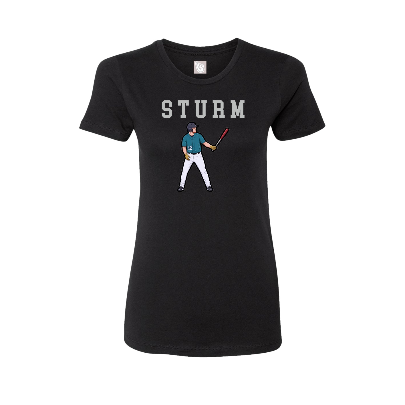 Fitted Women's Tee — Shirsey in Black
