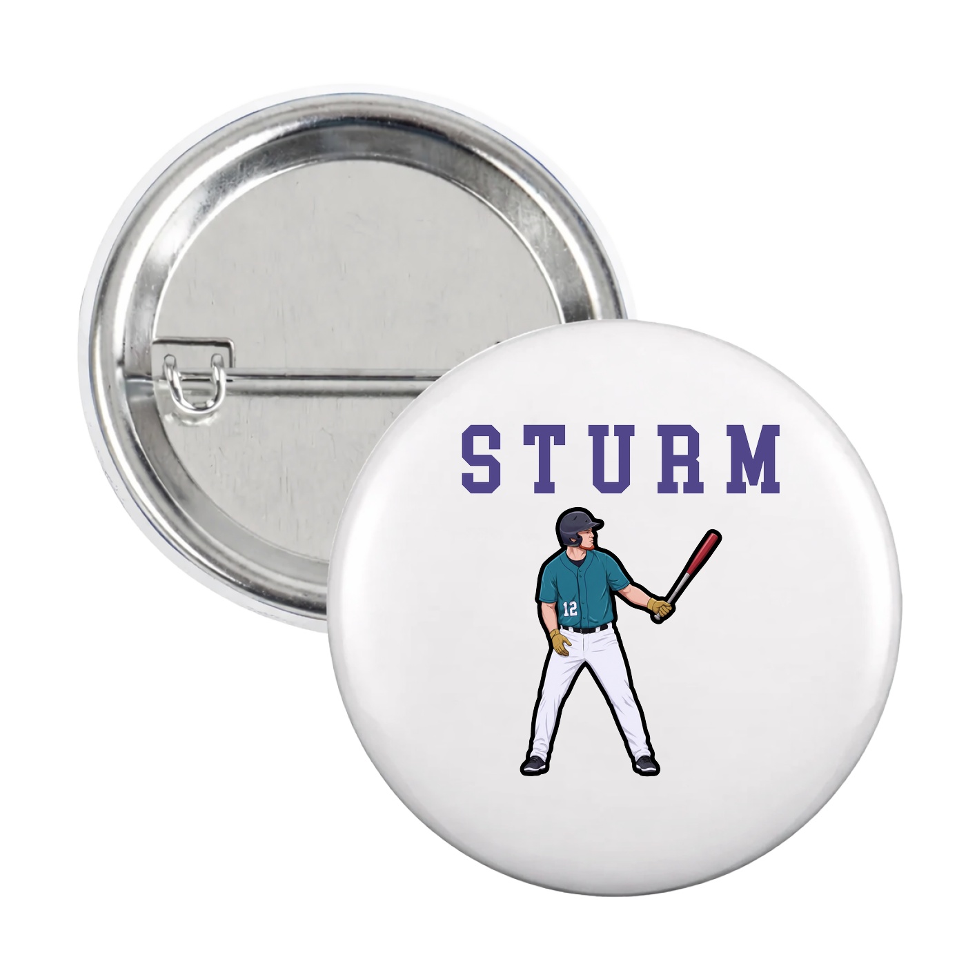Game Day Button — Shirsey in White