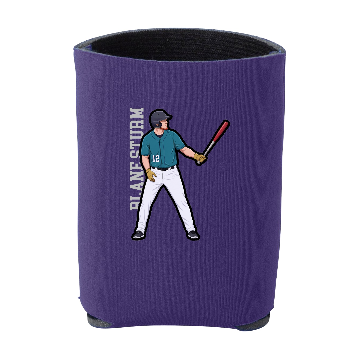 Can Holder — Name Vertical in Purple