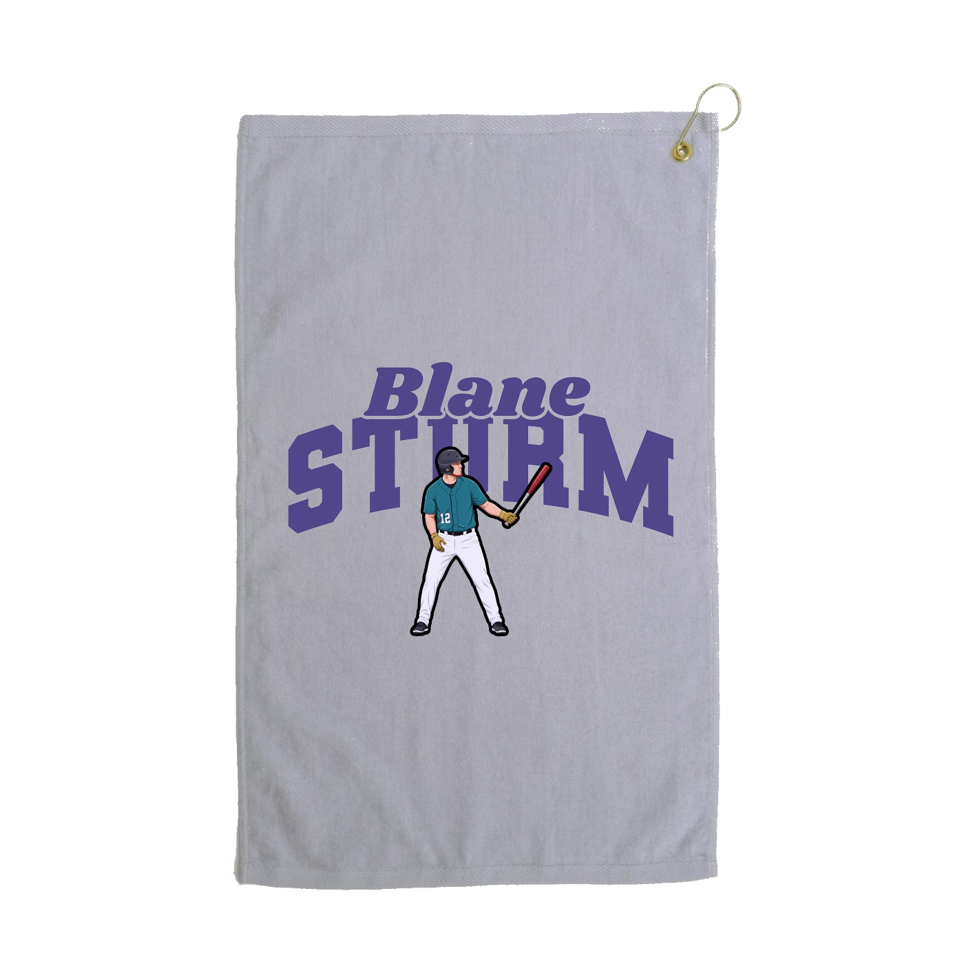 Golf Towel — Signature Arch in Grey