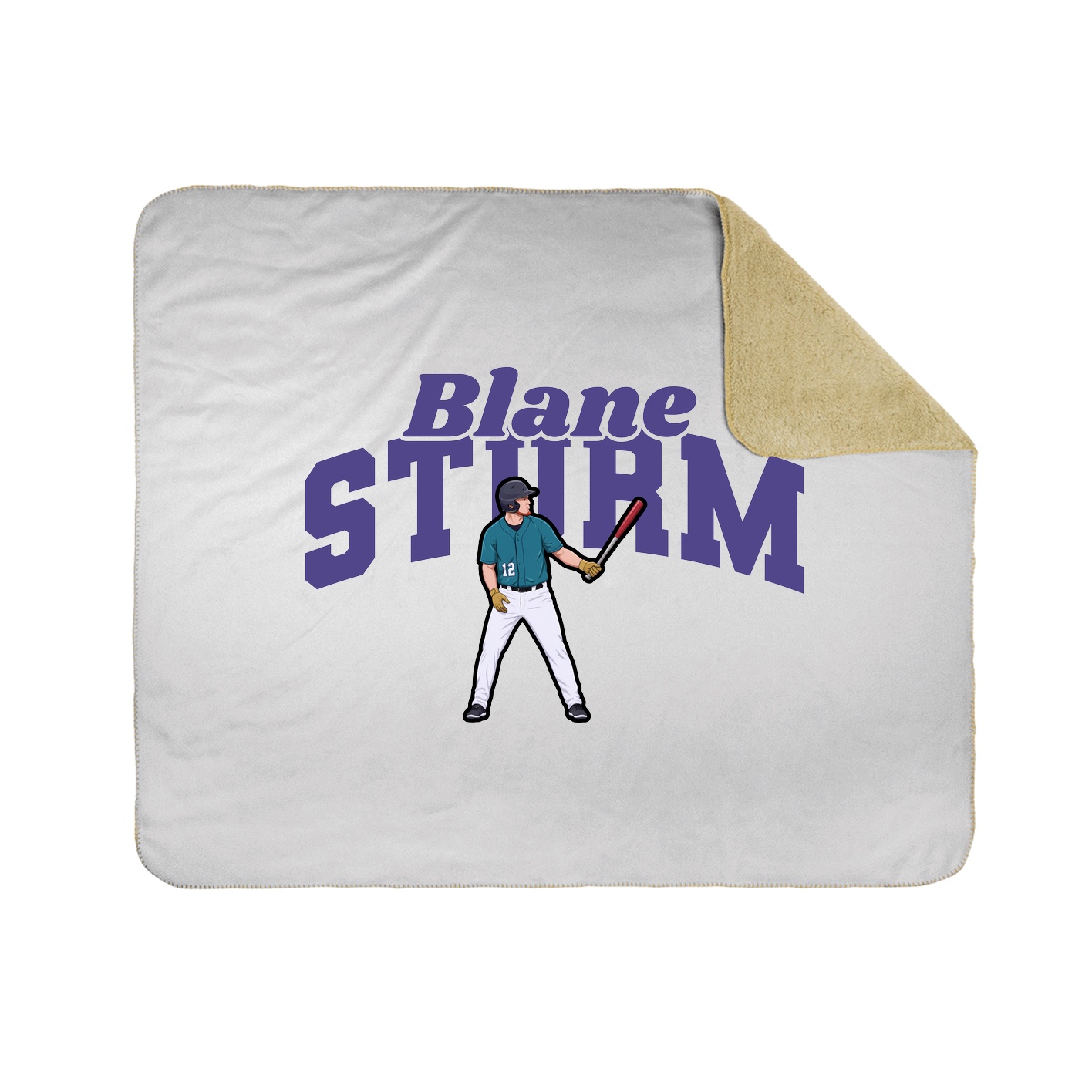 Throw Blanket — Signature Arch in White