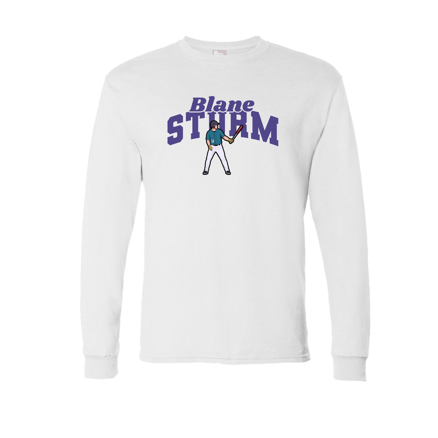 Long Sleeve Tee — Signature Arch in White