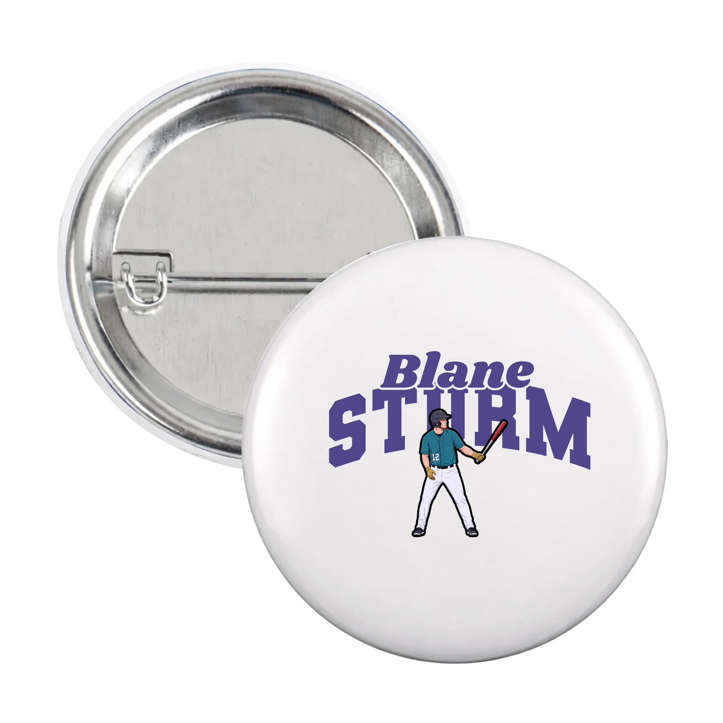 Game Day Button — Signature Arch in White