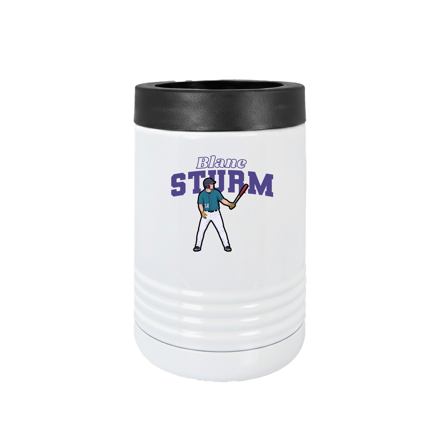 Beverage Holder — Name Arch in White