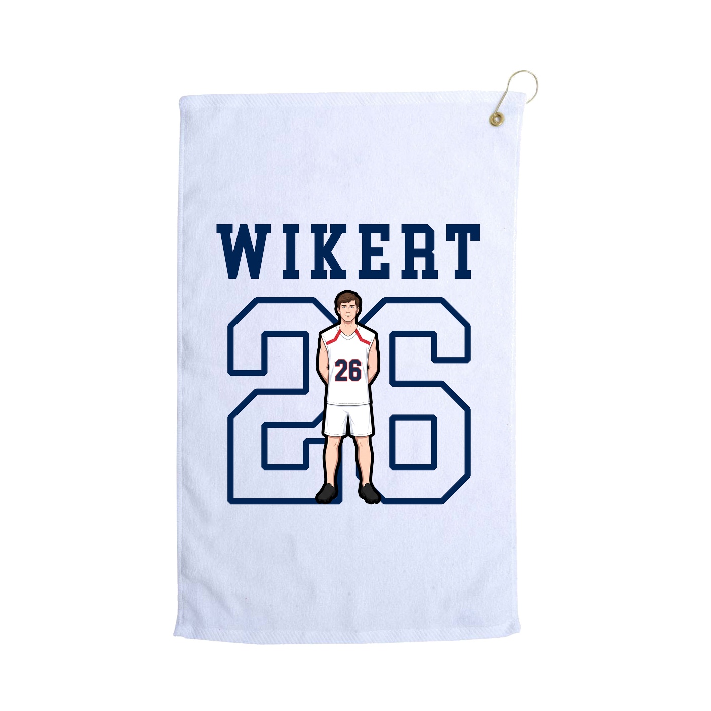 Golf Towel — Shirsey in White