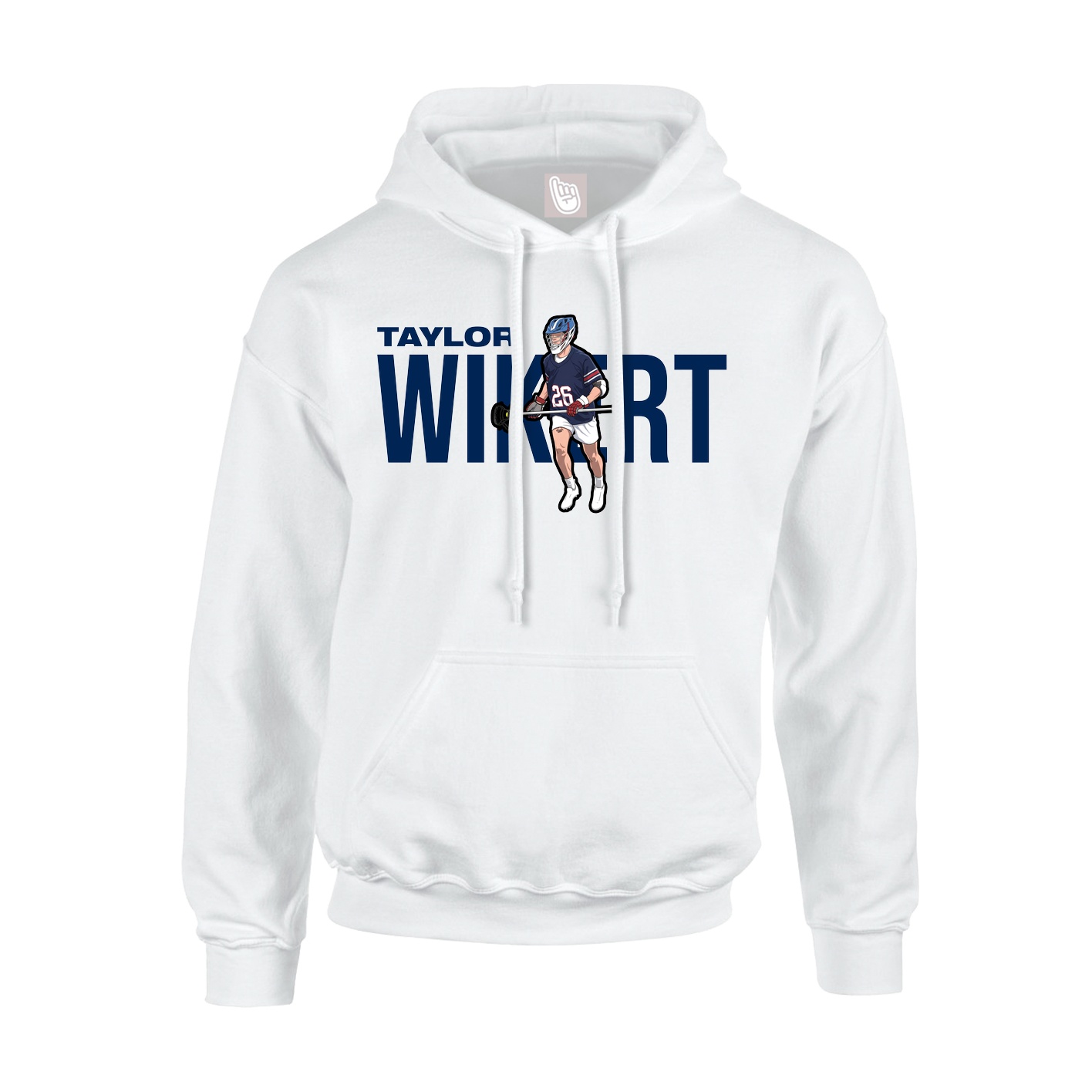 Hoodie — Player Name in White