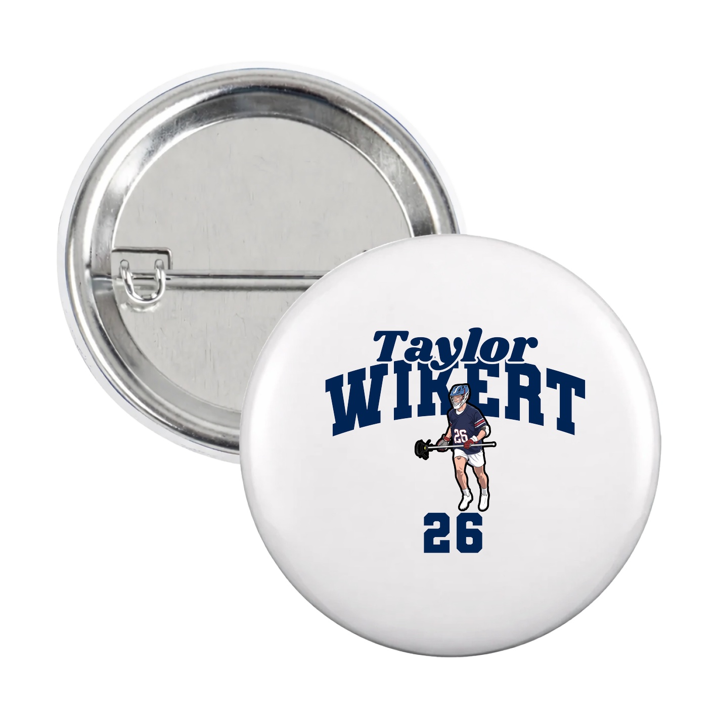 Game Day Button — Signature Arch in White