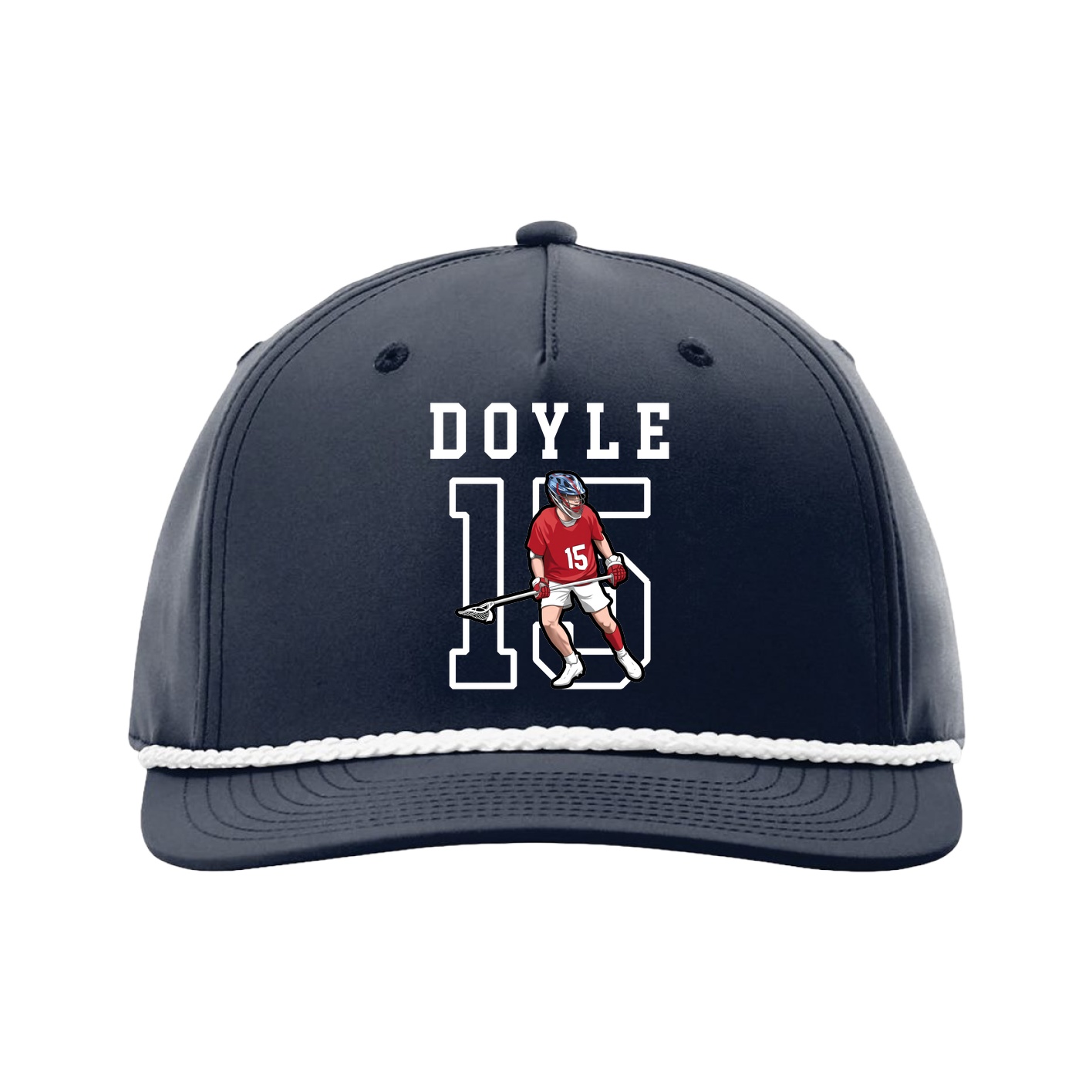 Five-Panel Classic Rope Cap — Shirsey in Navy