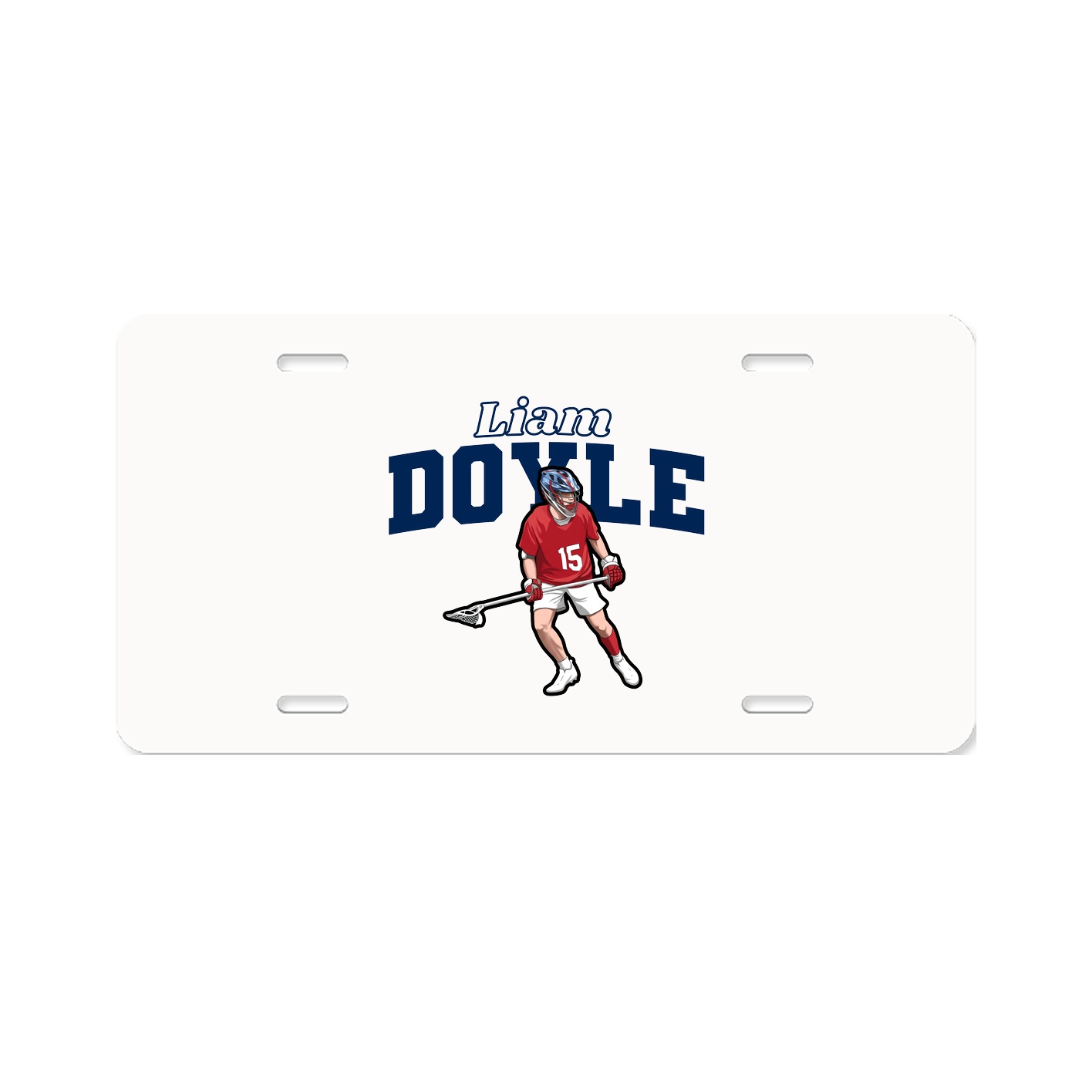 License Plate — Name Arch in Classic