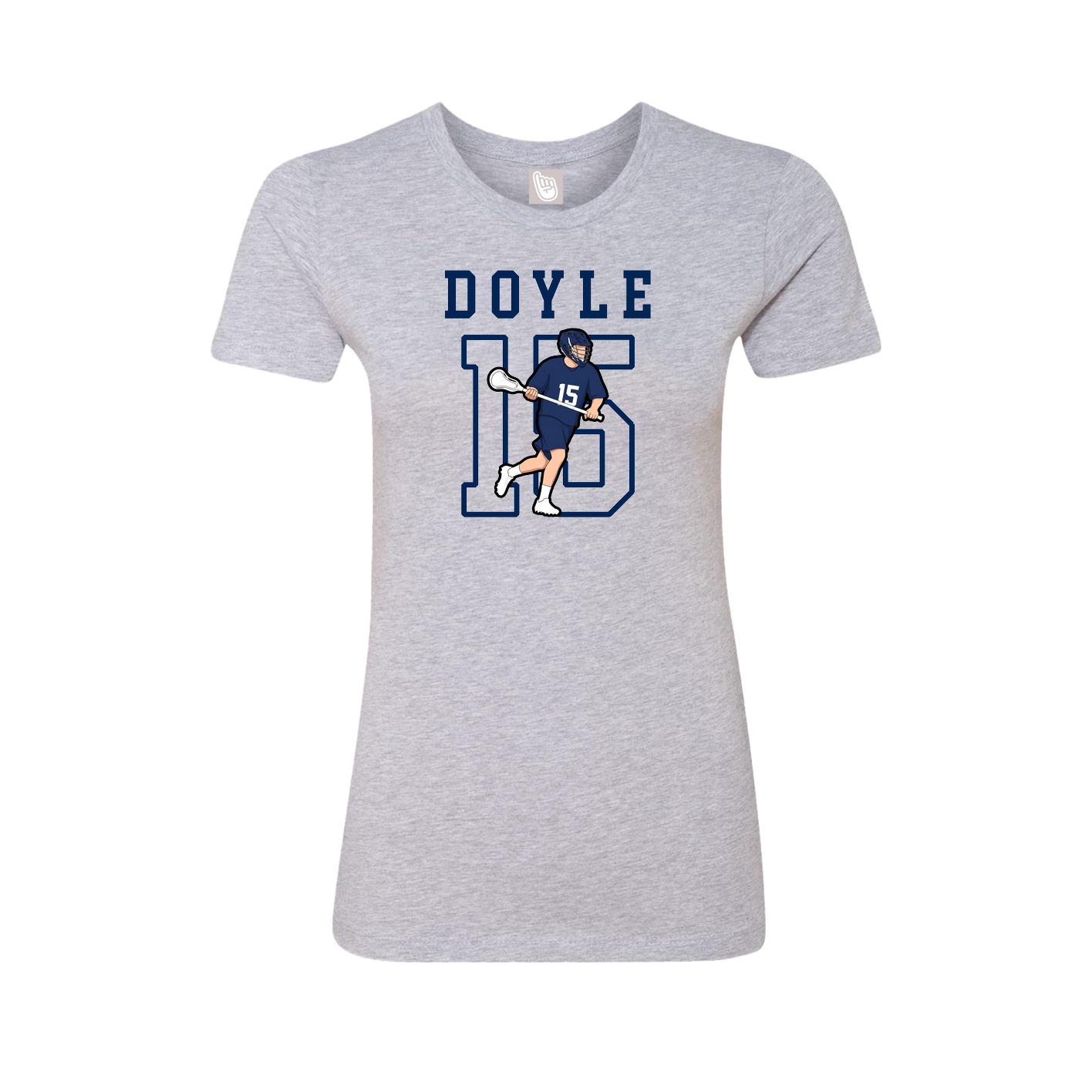 Fitted Women's Tee — Shirsey in Grey