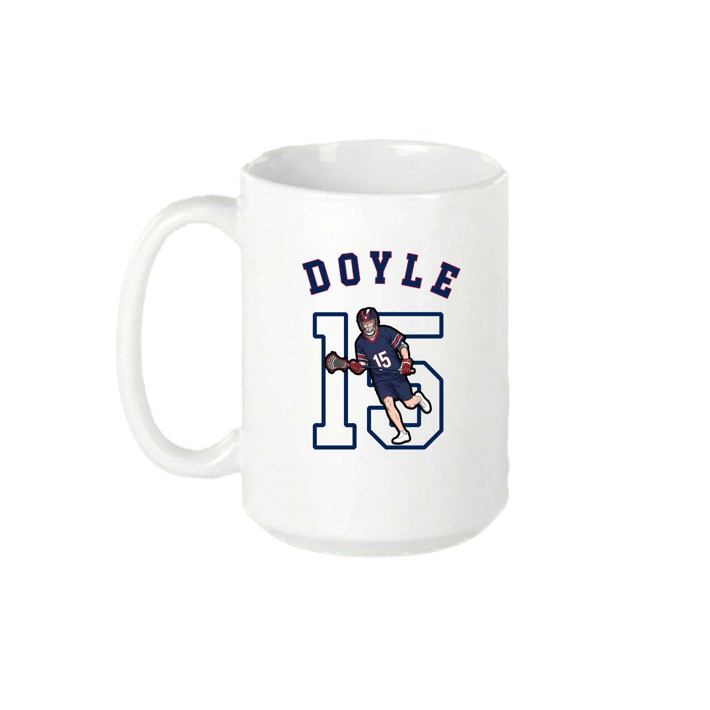 15oz Coffee Mug — Shirsey Arch in White