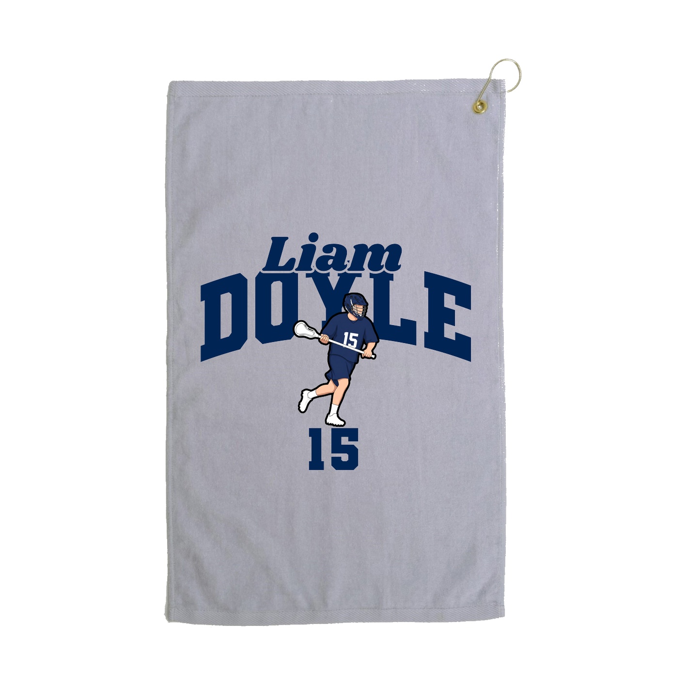 Golf Towel — Signature Arch in Grey