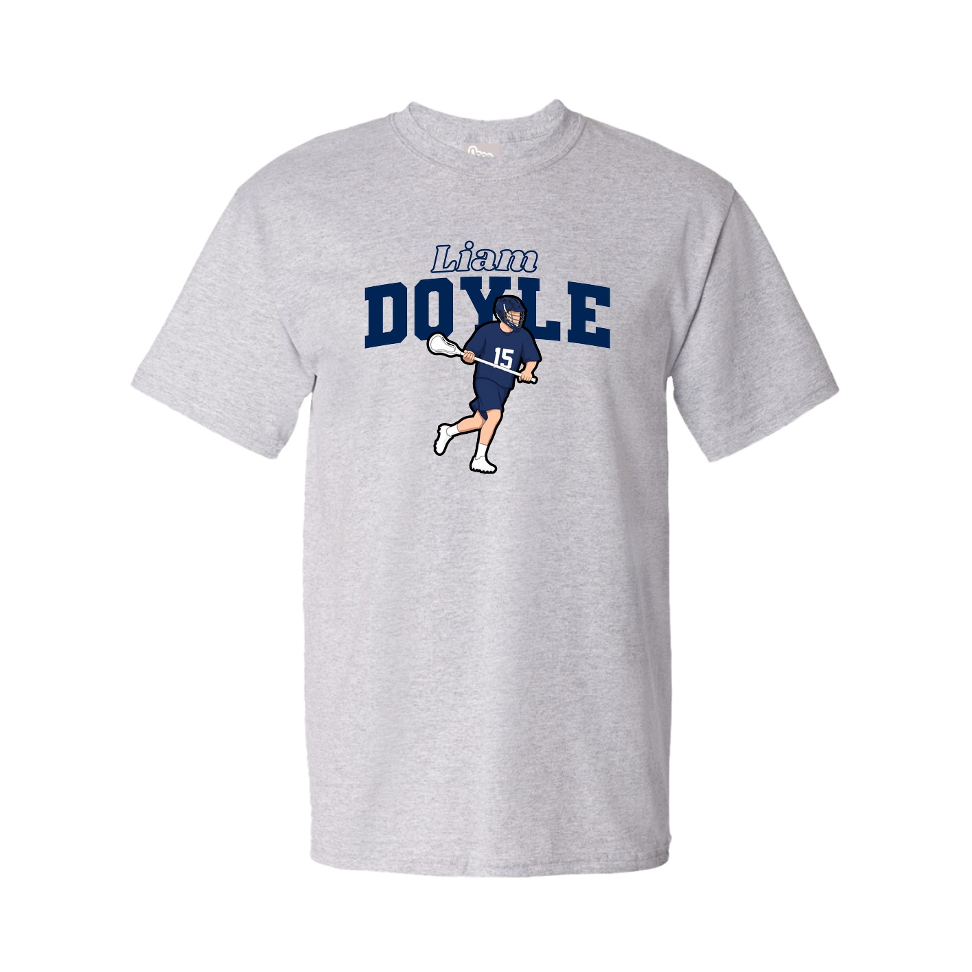 Tee — Name Arch in Grey