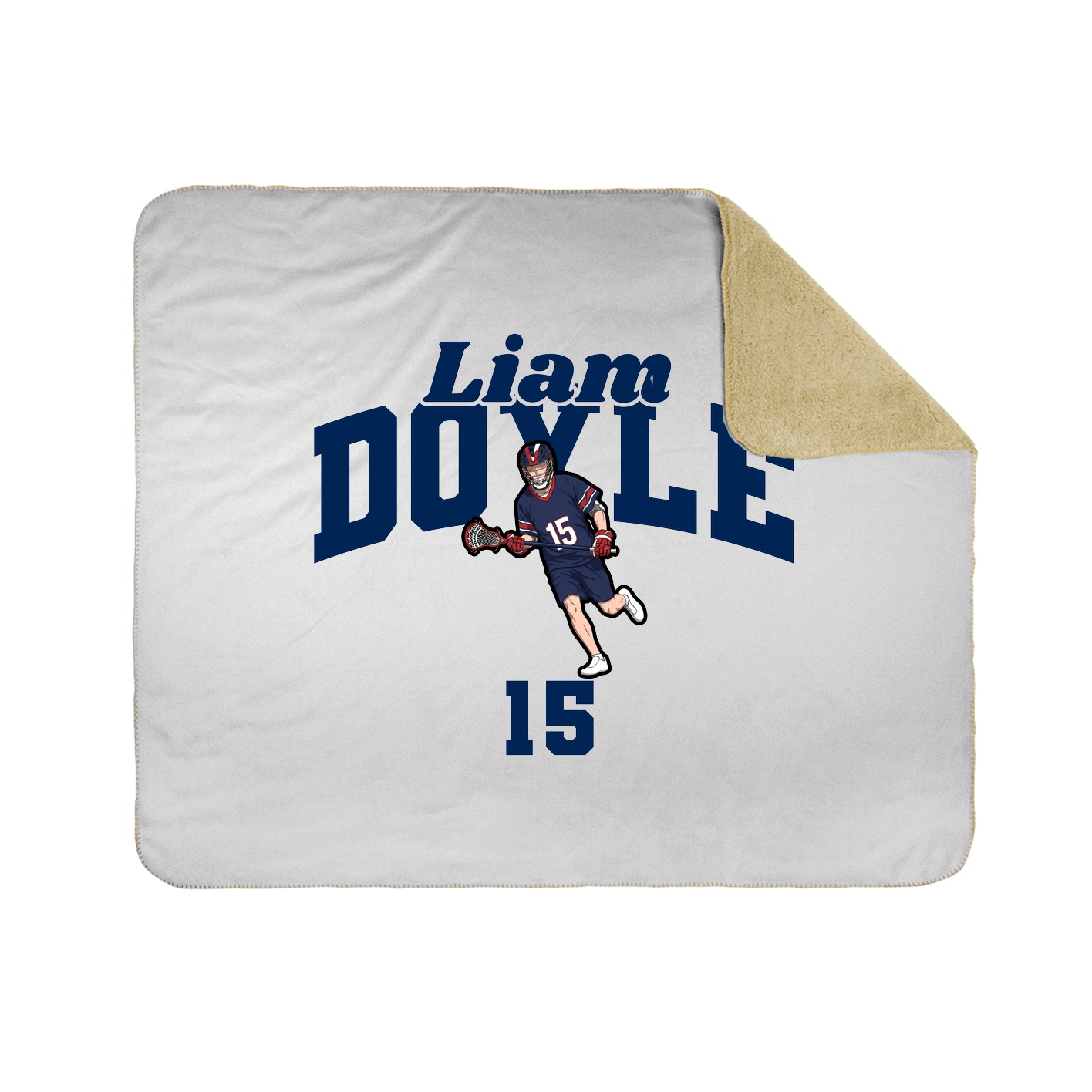 Throw Blanket — Signature Arch in White