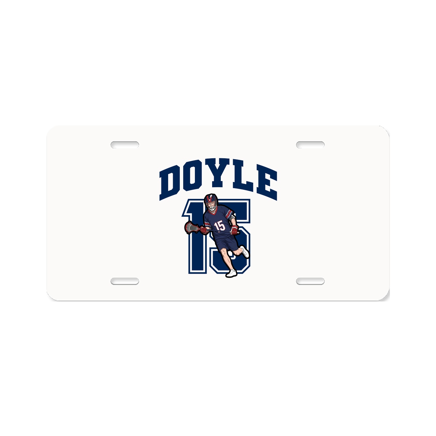 License Plate — Number in Classic