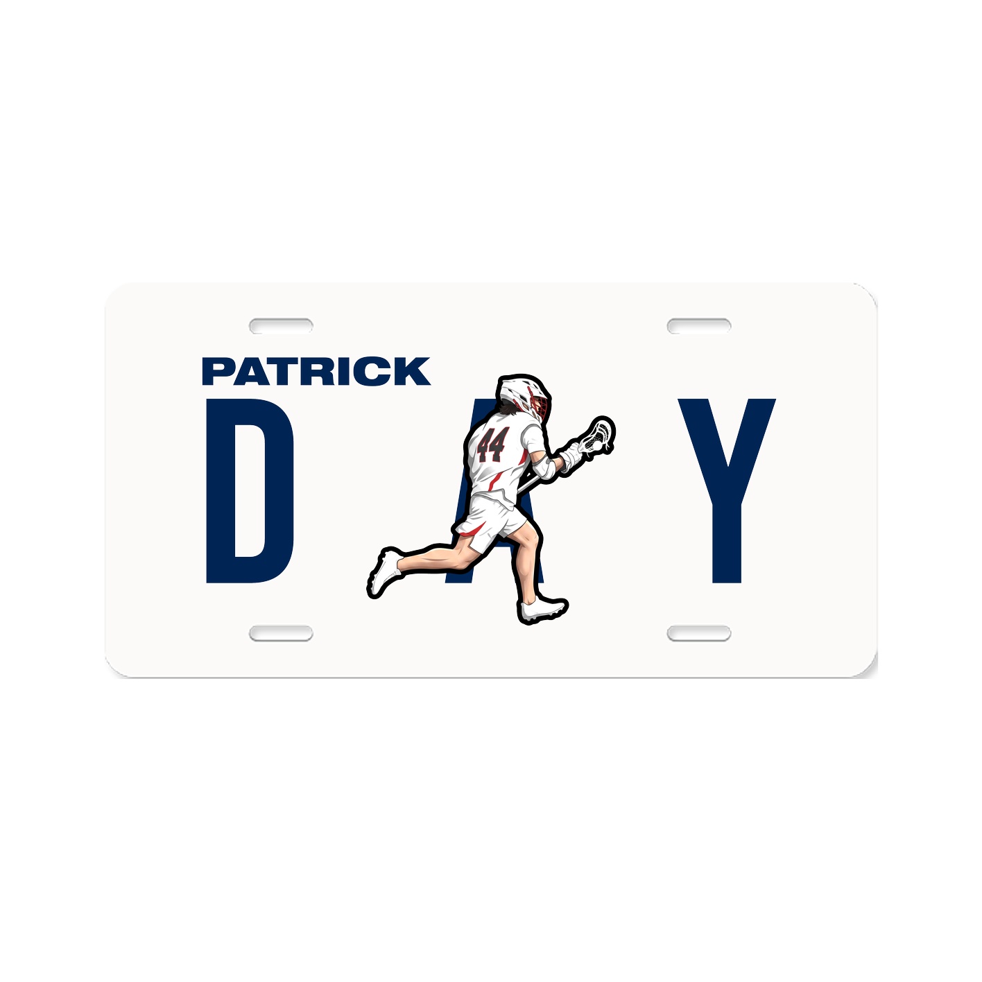 License Plate — Player Name in Classic