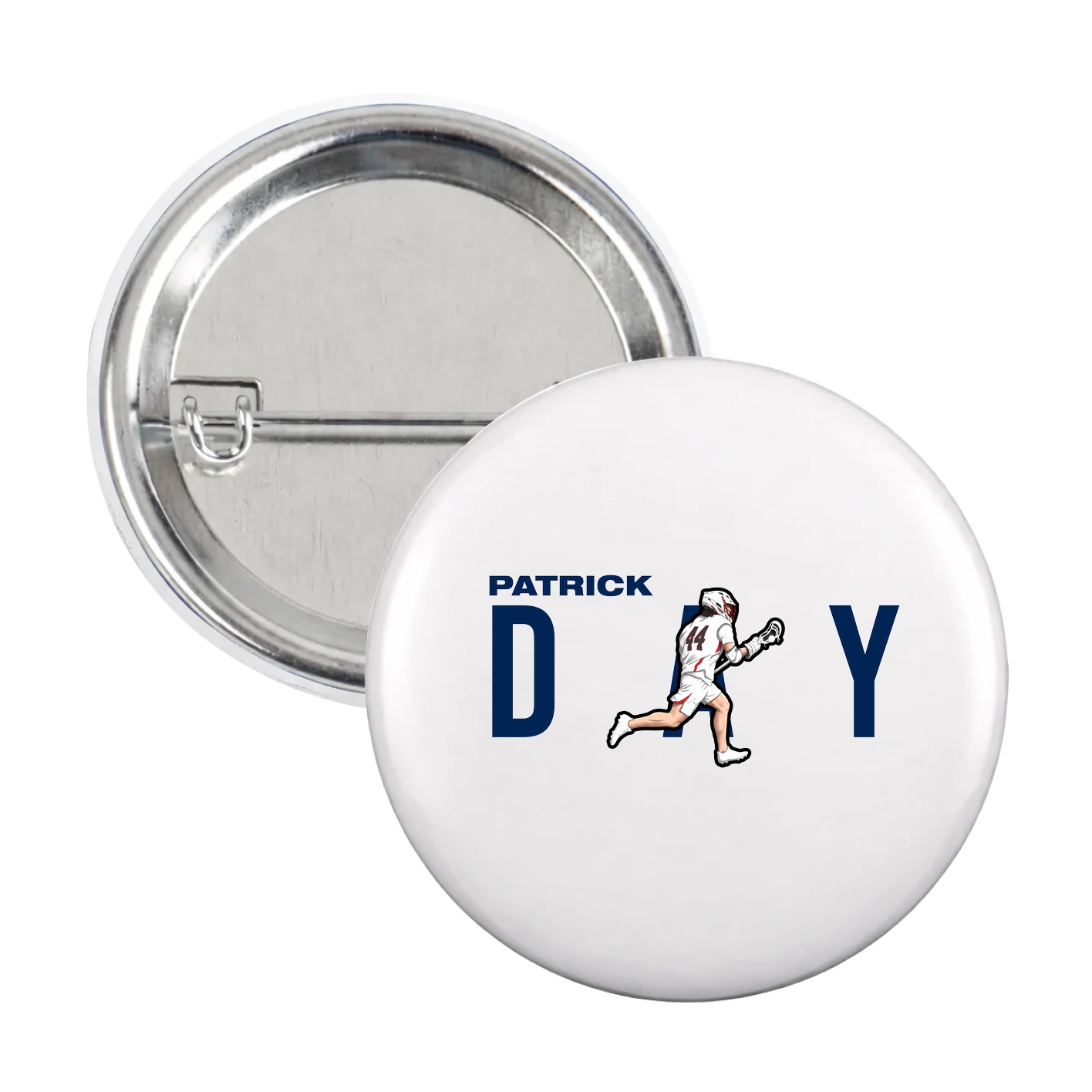 Game Day Button — Player Name in White
