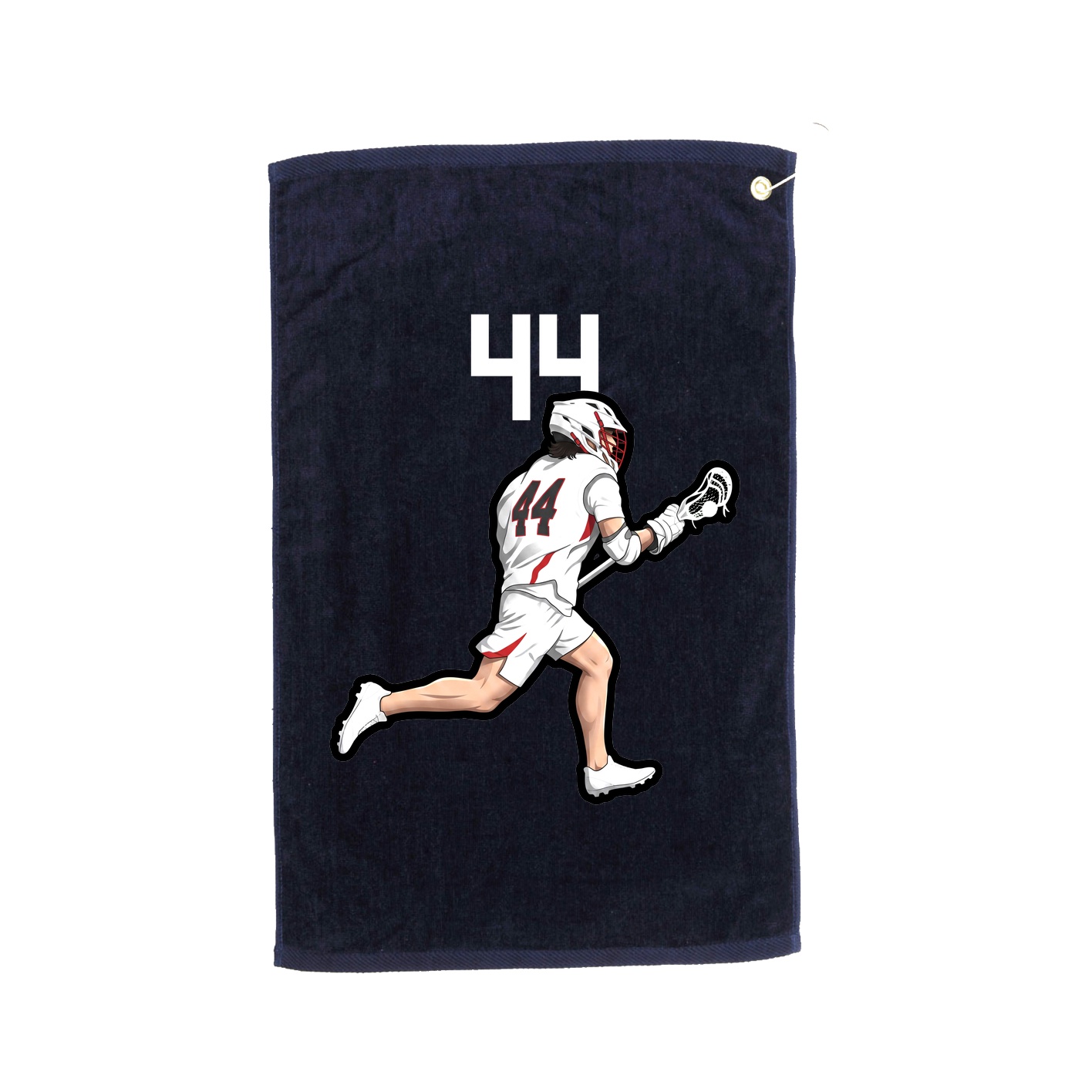 Golf Towel — Number Top in Navy