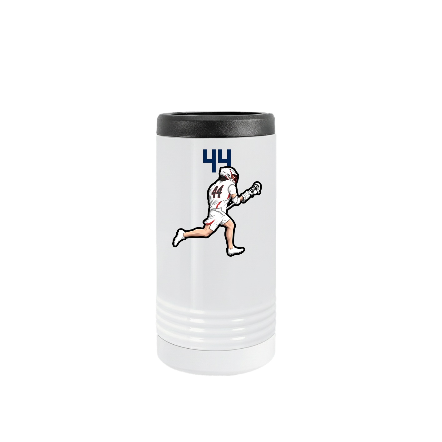 Slim Beverage Holder — Number Top in White