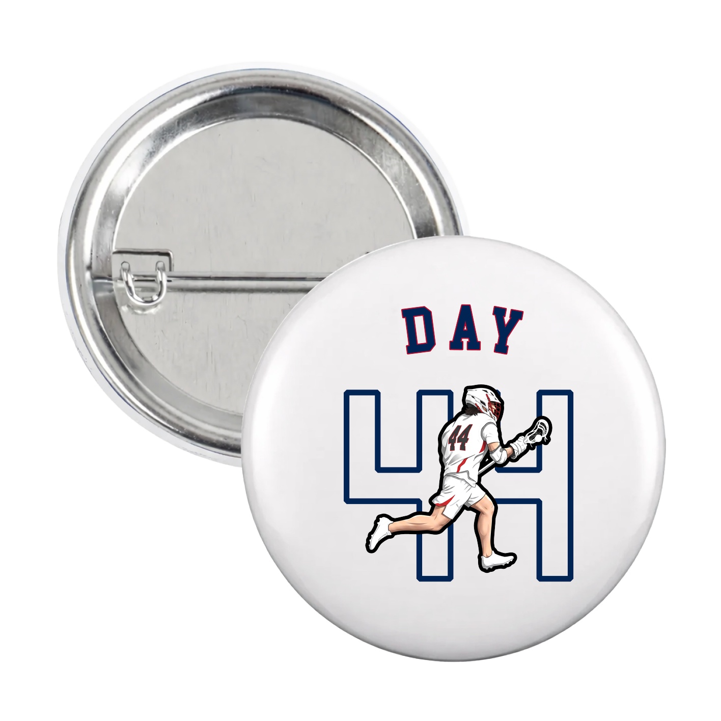 Game Day Button — Shirsey Arch in White