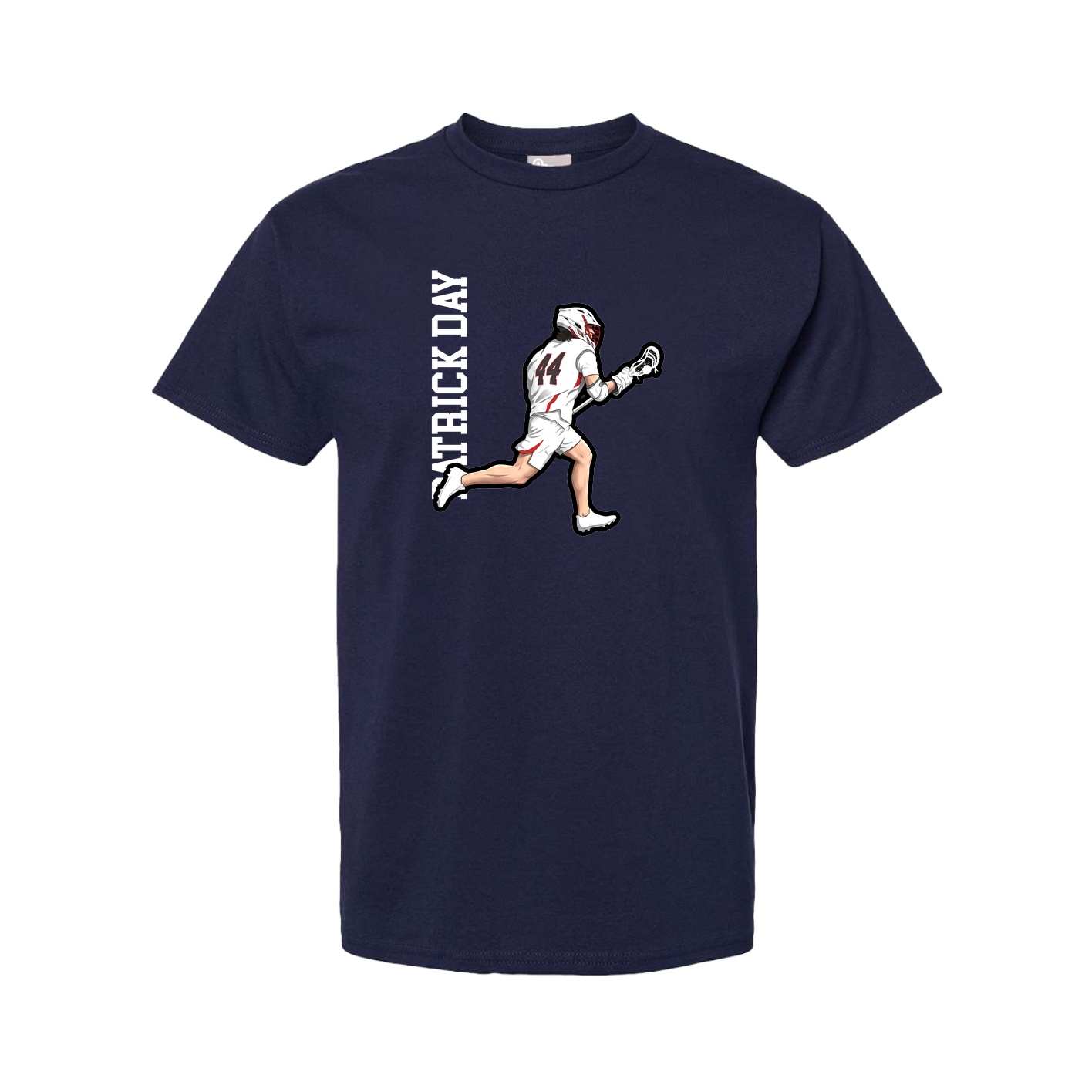 Youth Tee — Name Vertical in Navy