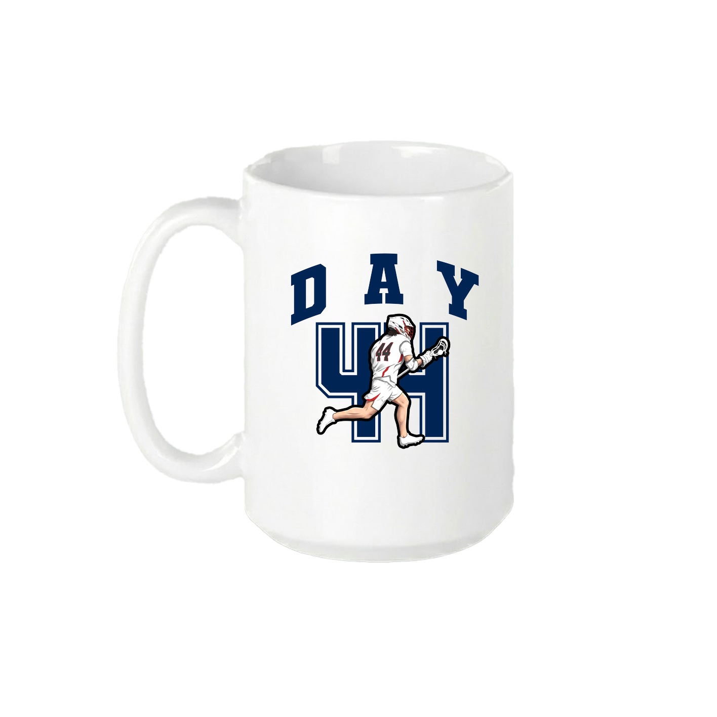 15oz Coffee Mug — Number in White