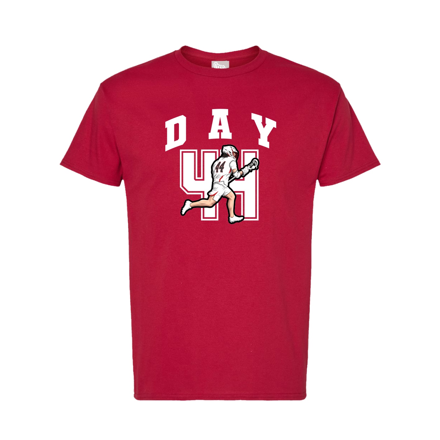 Tee — Number in Crimson