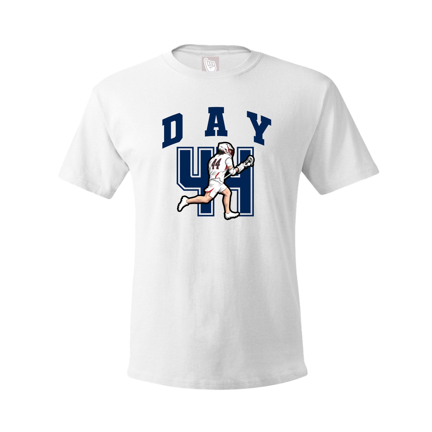 Youth Tee — Number in White