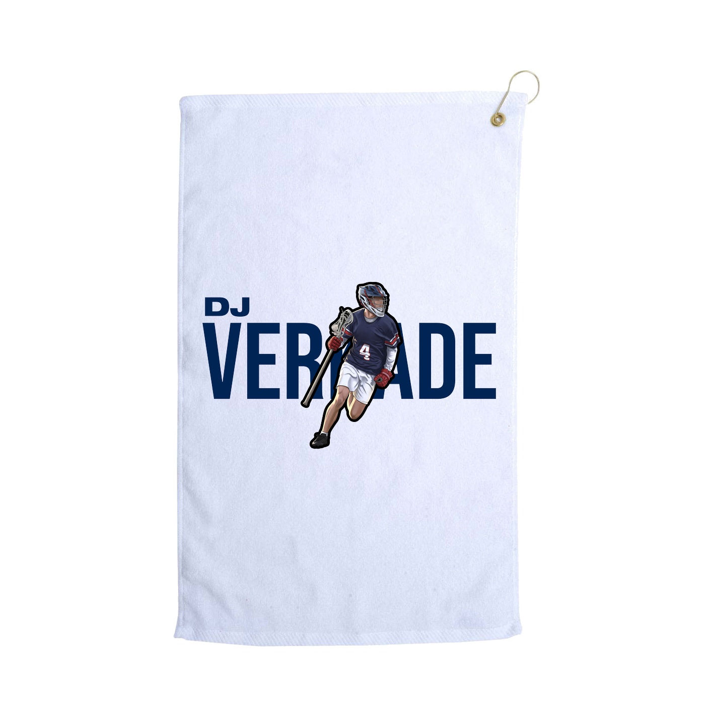 Golf Towel — Player Name in White