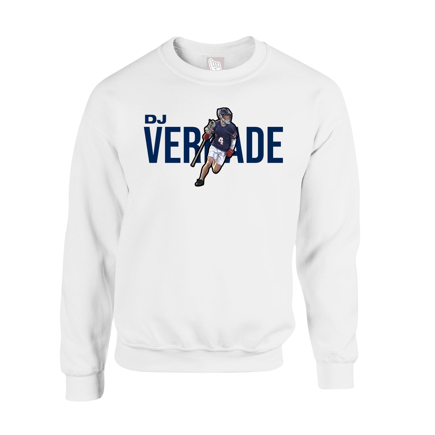 Fleece Crew — Player Name in White