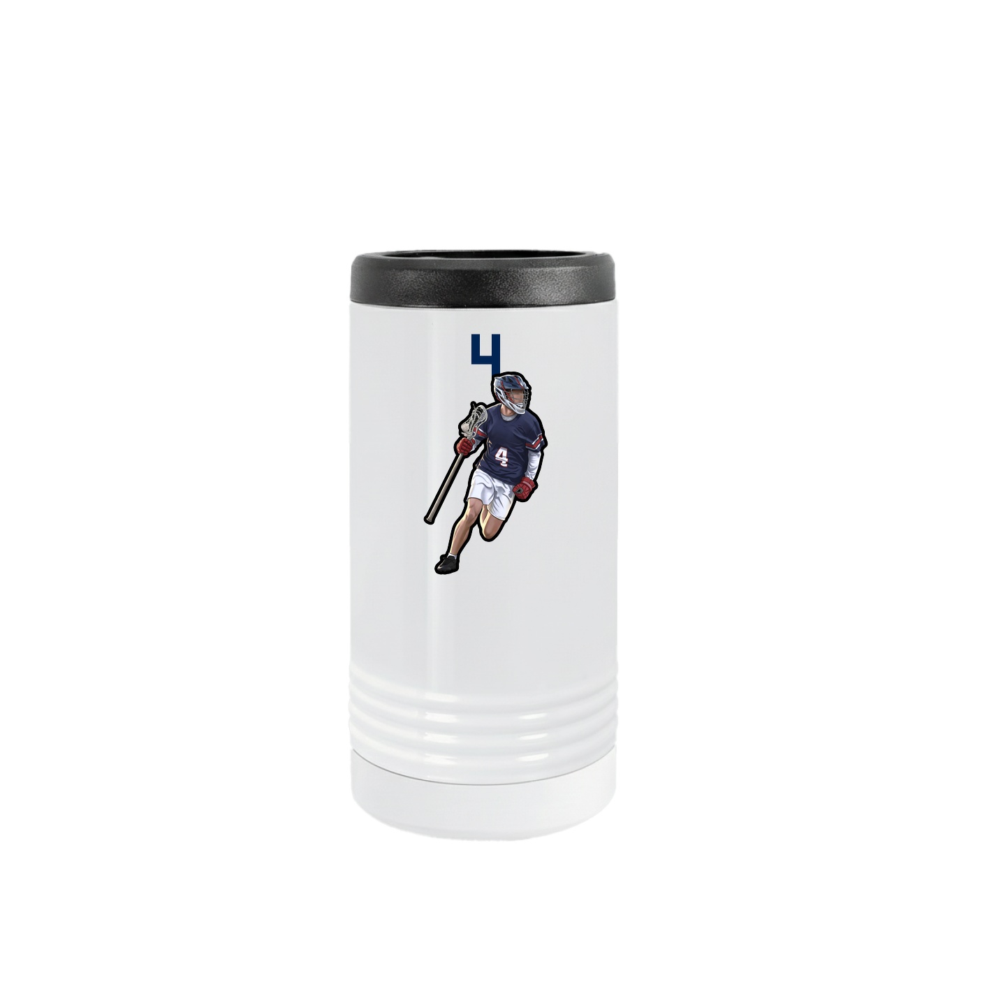 Slim Beverage Holder — Number Top in White