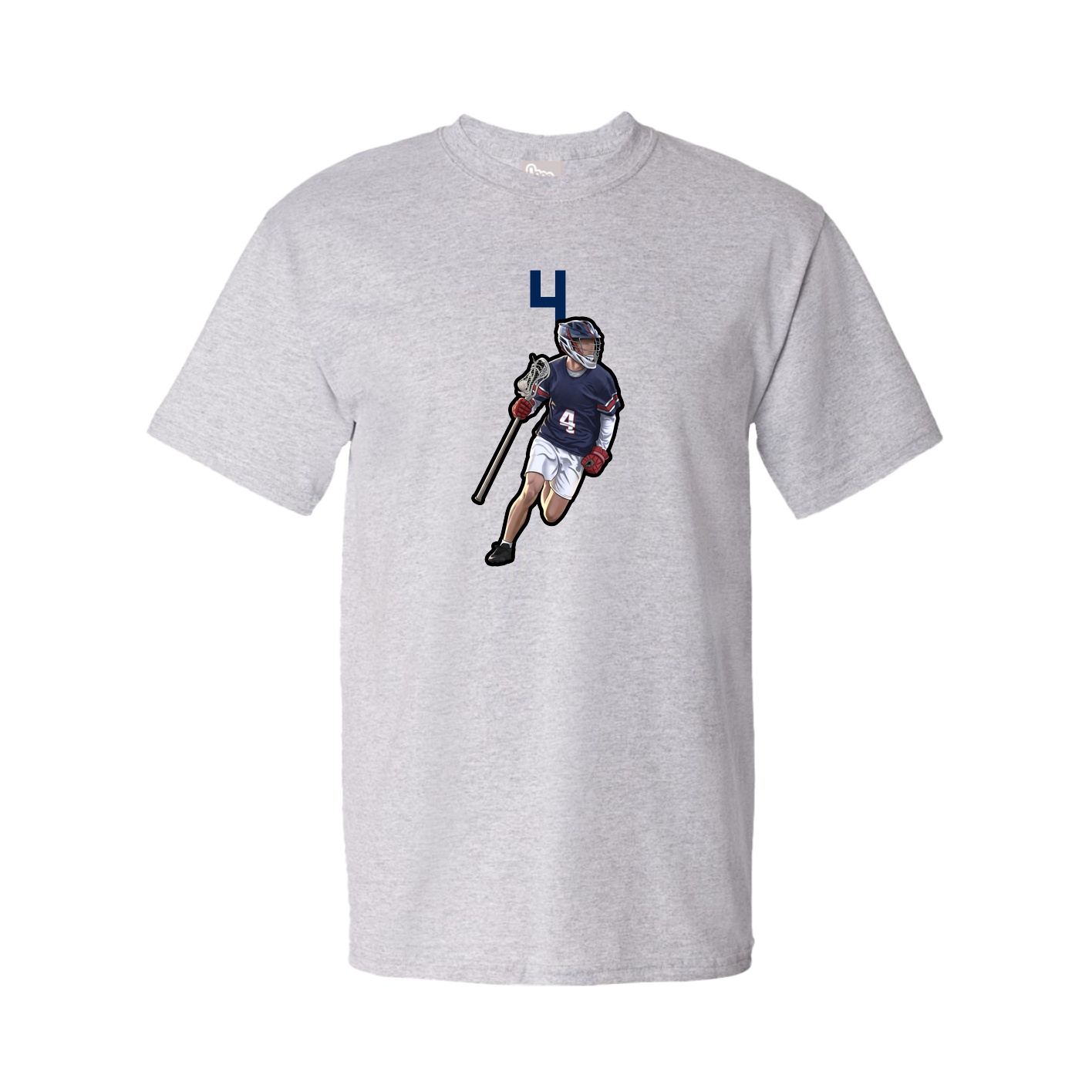 Tee — Number Top in Grey