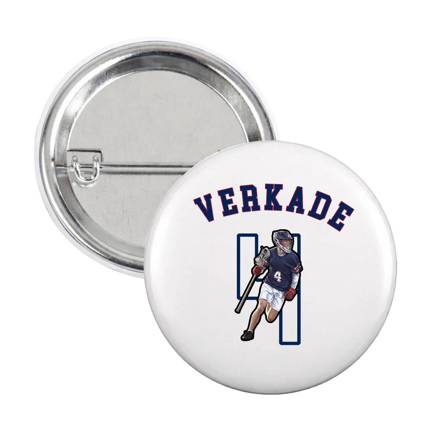 Game Day Button — Shirsey Arch in White