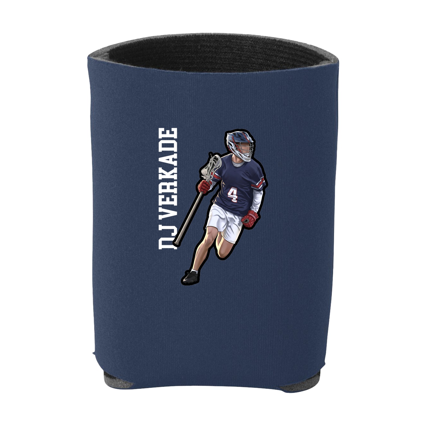 Can Holder — Name Vertical in Navy