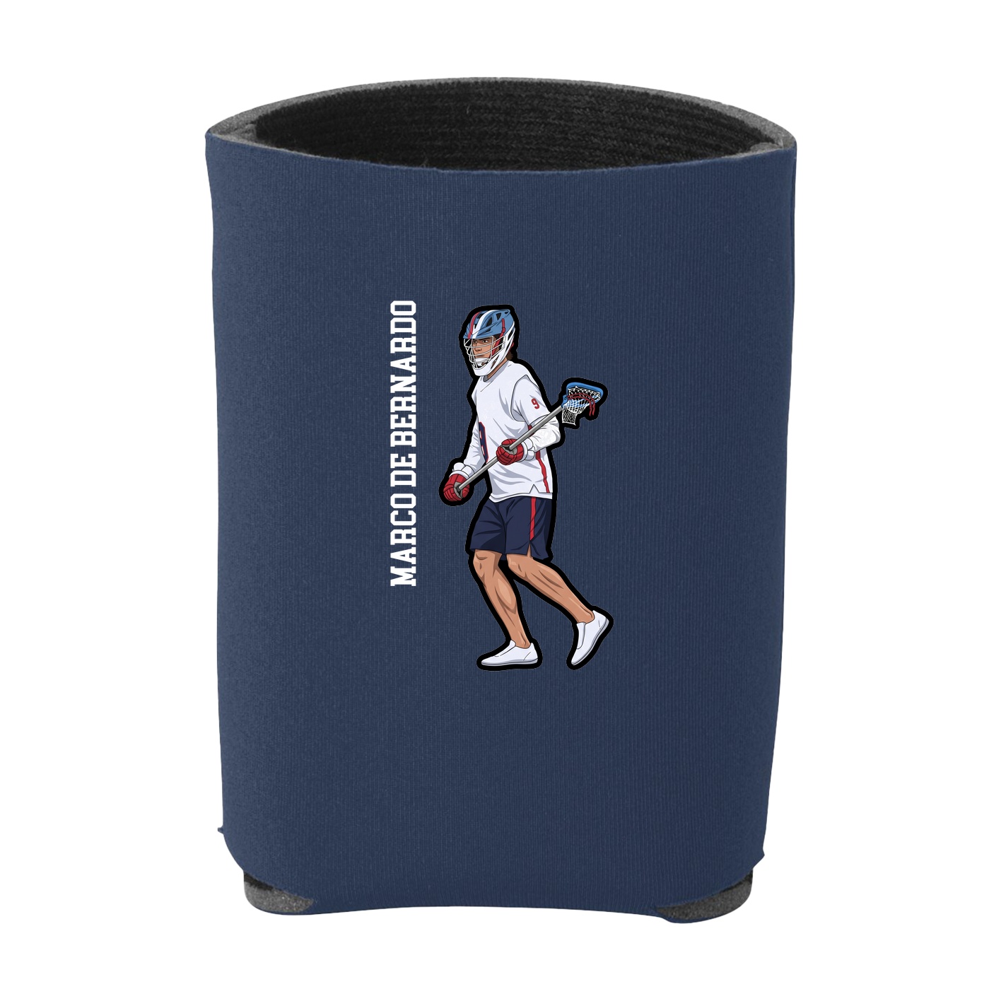 Can Holder — Name Vertical in Navy