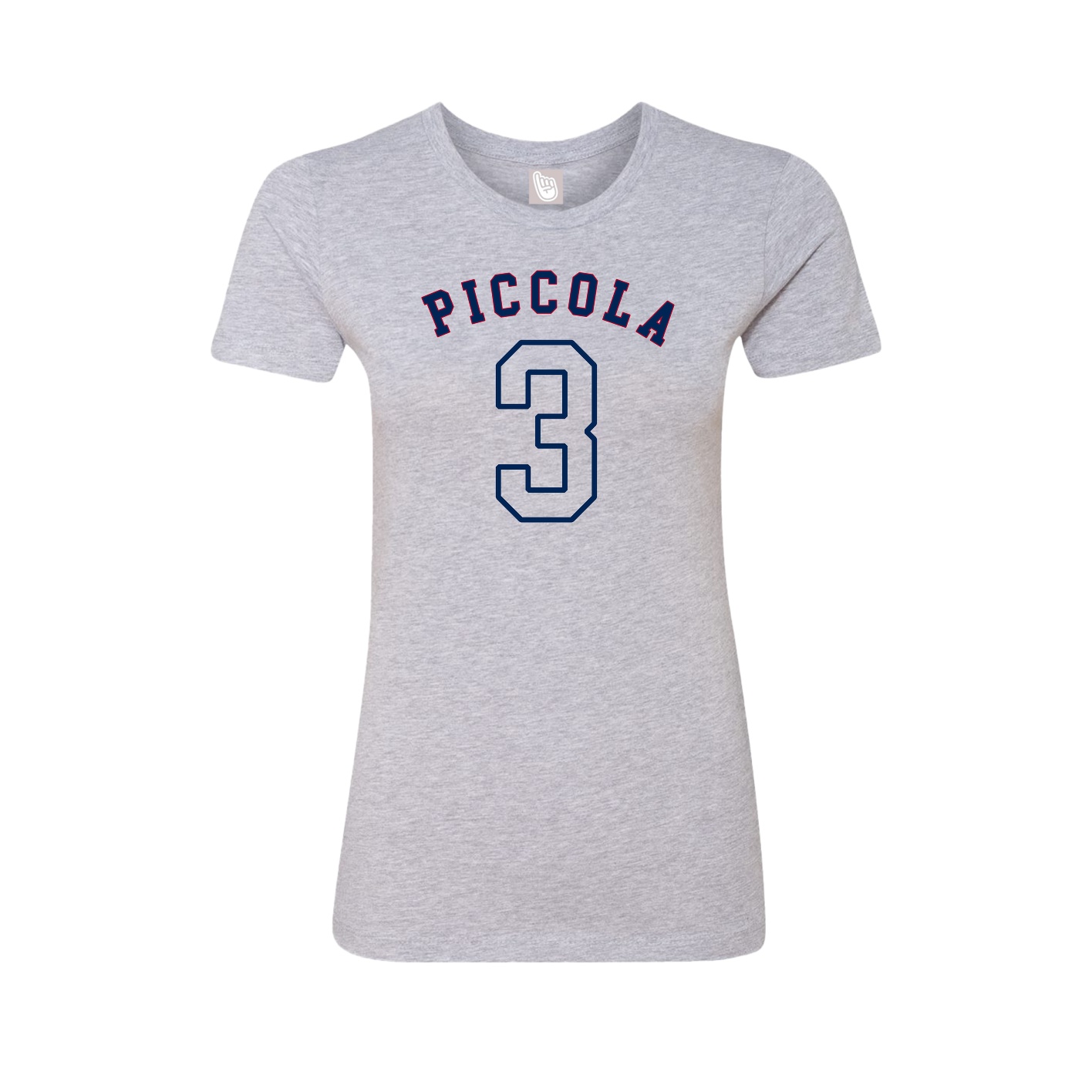 Fitted Women's Tee — Shirsey Arch in Grey