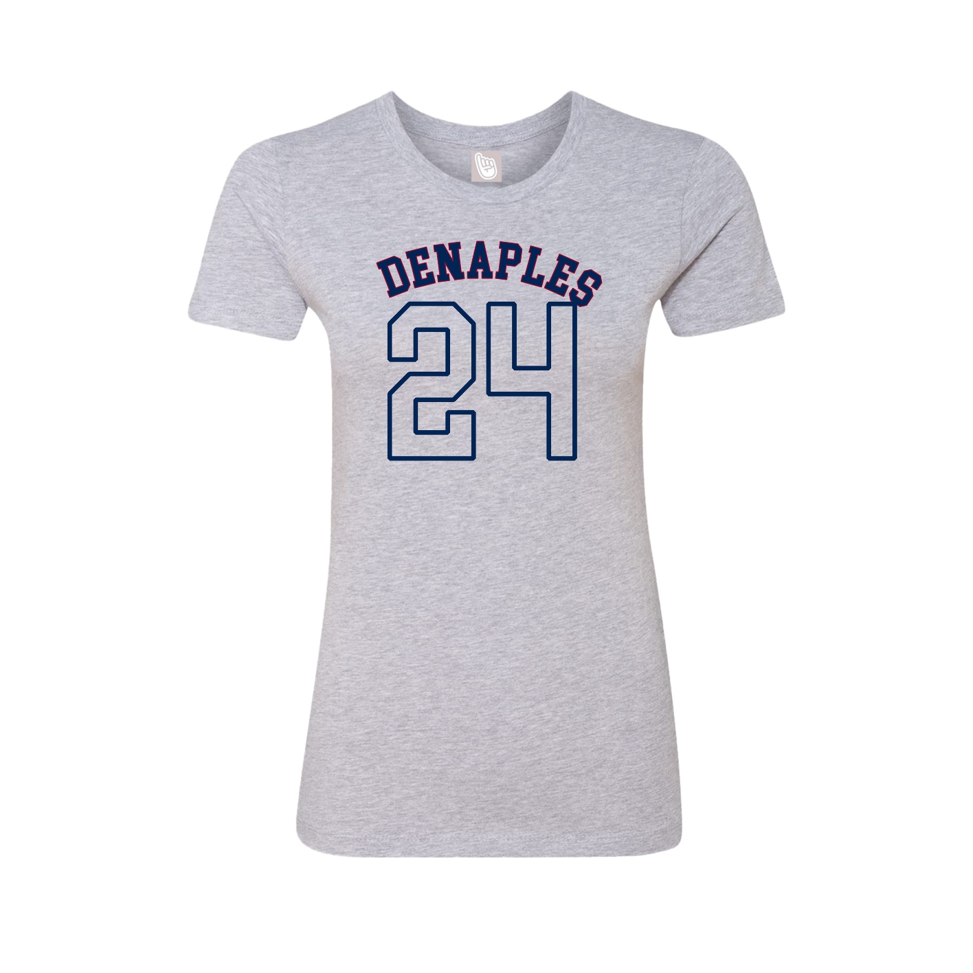 Fitted Women's Tee — Shirsey Arch in Grey