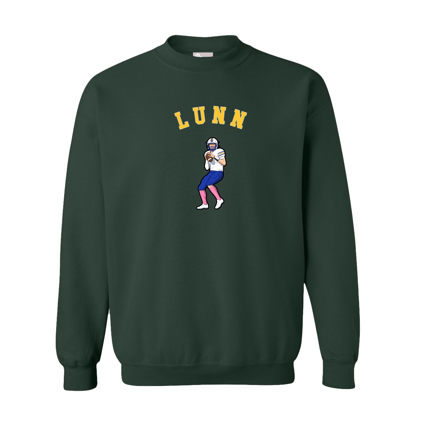Fleece Crew — Shirsey Arch in Green