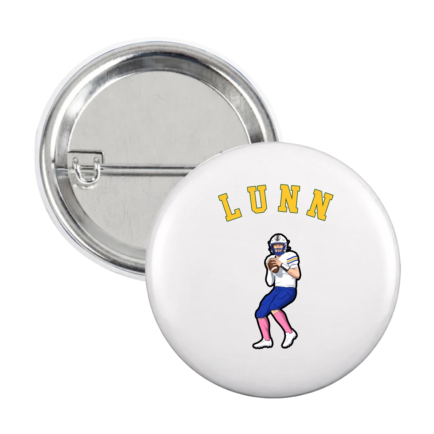 Game Day Button — Shirsey Arch in White