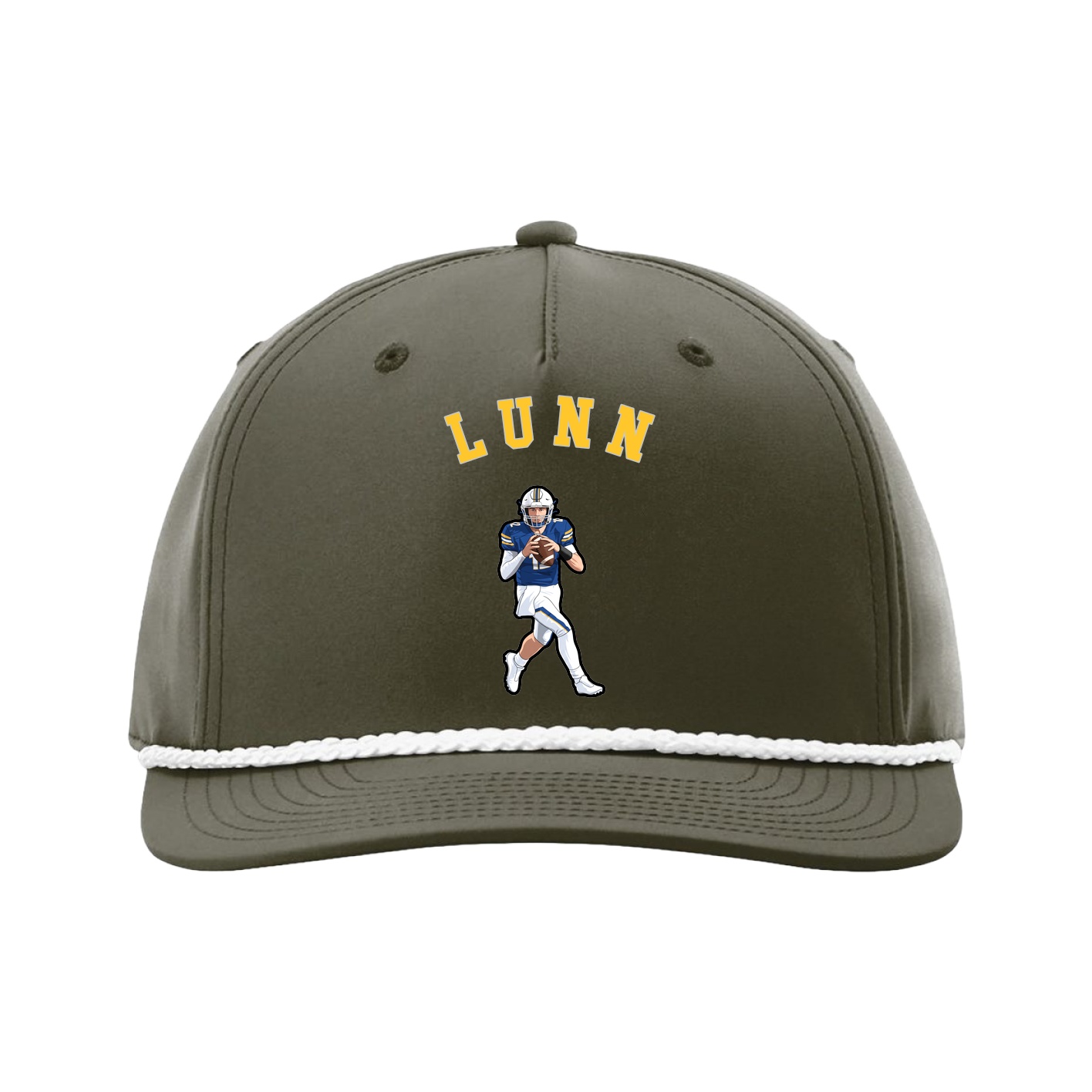 Five-Panel Classic Rope Cap — Shirsey Arch in Green