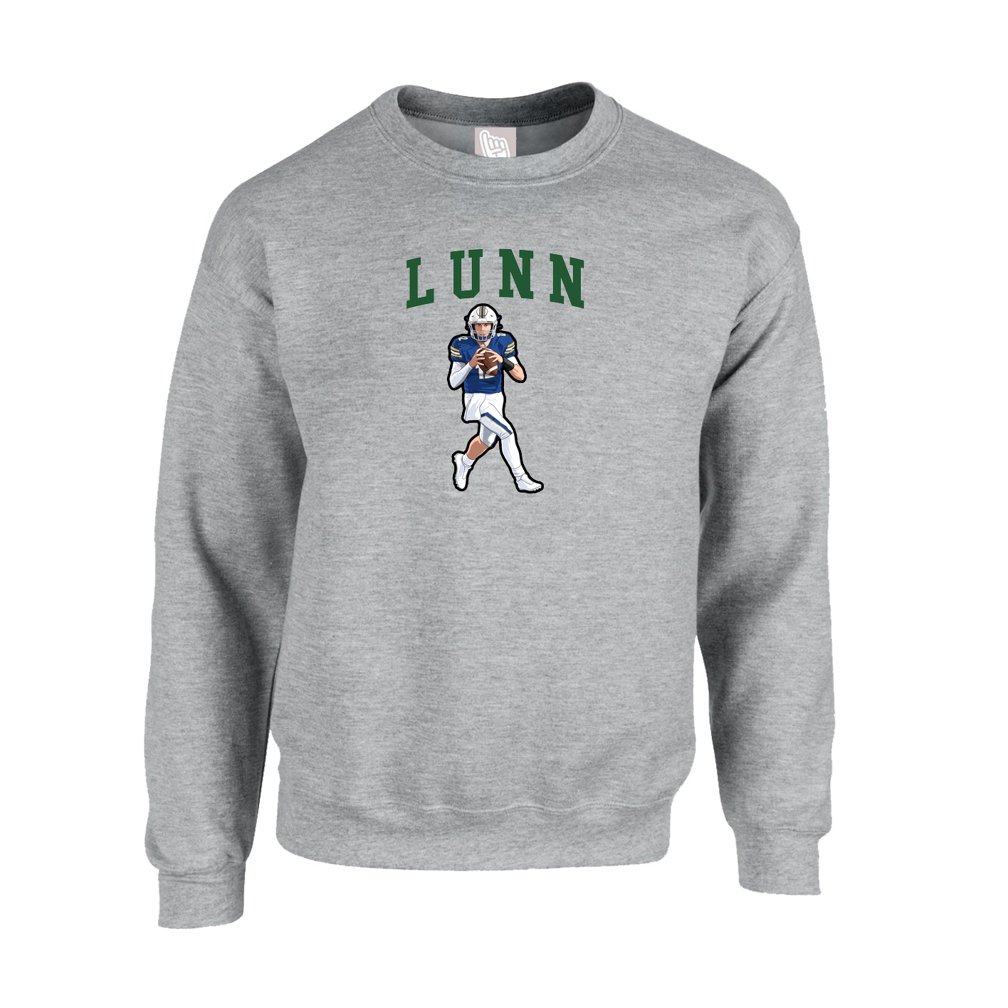 Fleece Crew — Shirsey in Grey