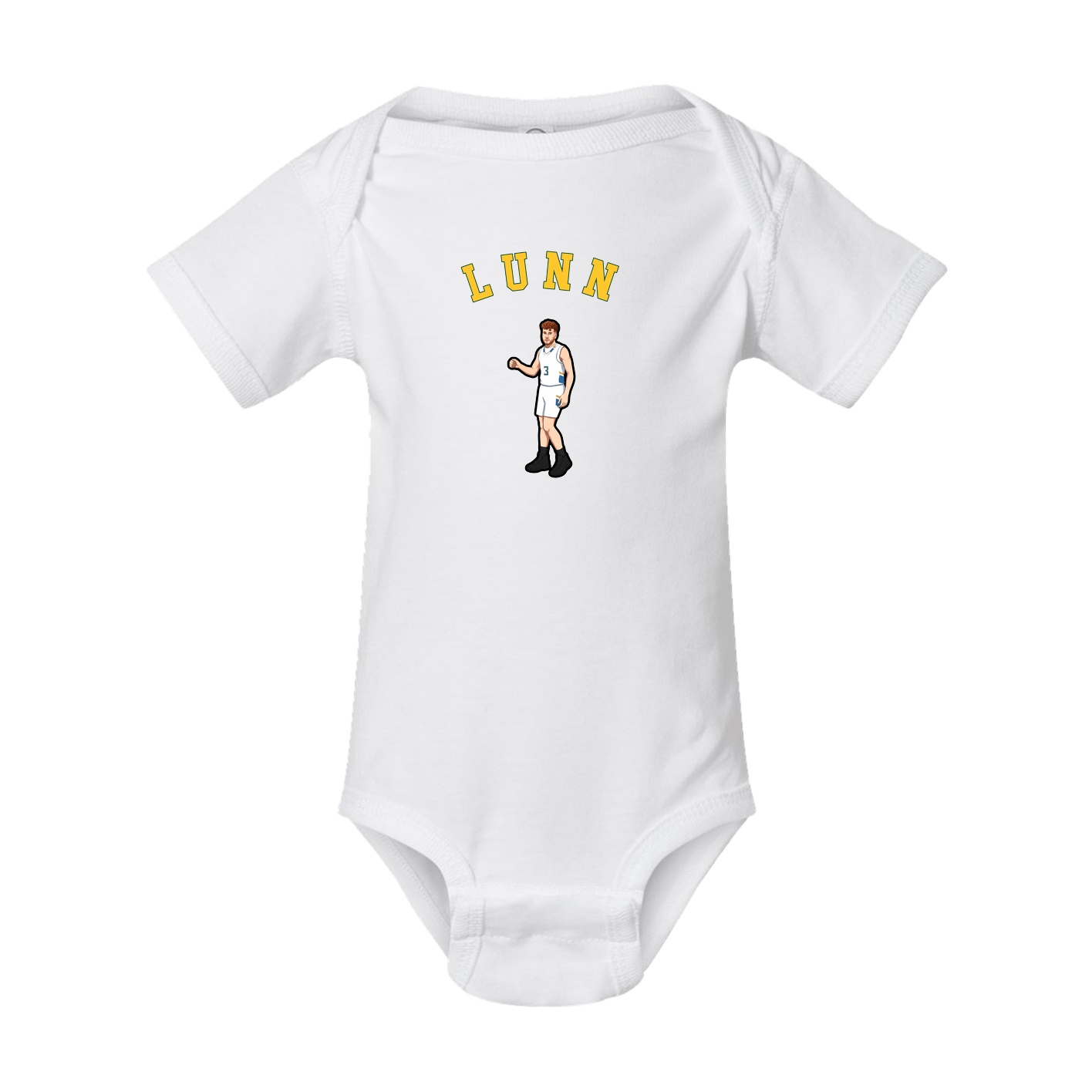 Baby Onesie — Shirsey Arch in White