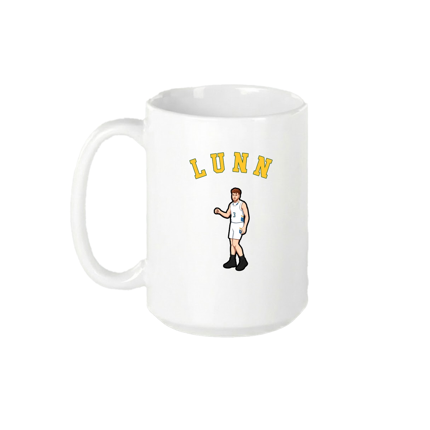 15oz Coffee Mug — Shirsey Arch in White