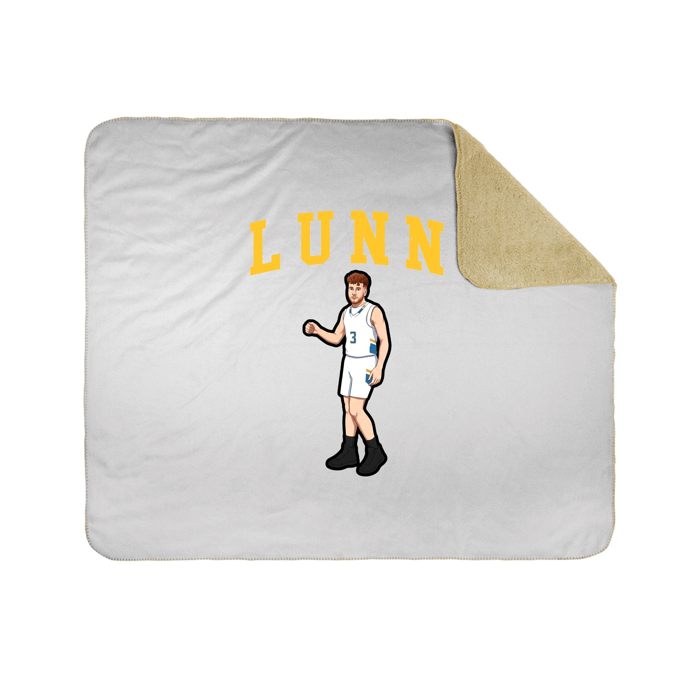 Throw Blanket — Shirsey in White