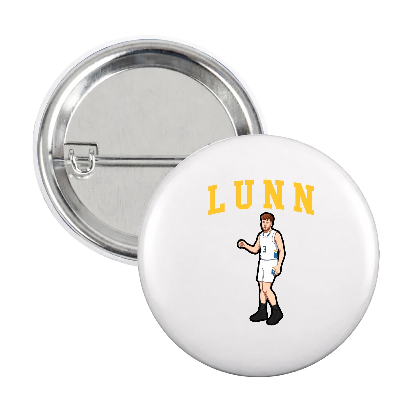 Game Day Button — Shirsey in White